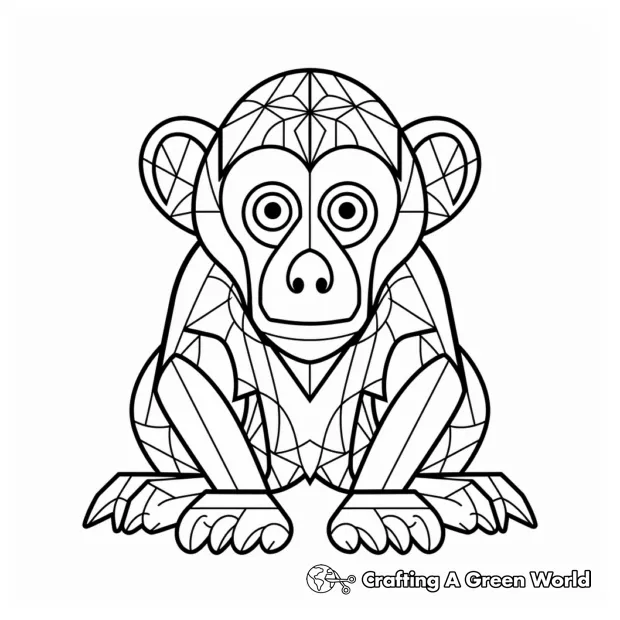 Geometric Animal Coloring Pages - Free & Printable!