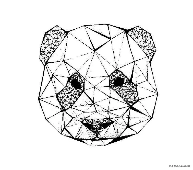Animal Geometric Coloring Page » Turkau