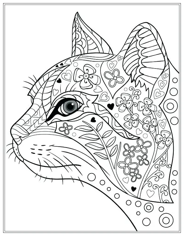 Geometric Animal Coloring Pages at GetColorings.com | Free printable