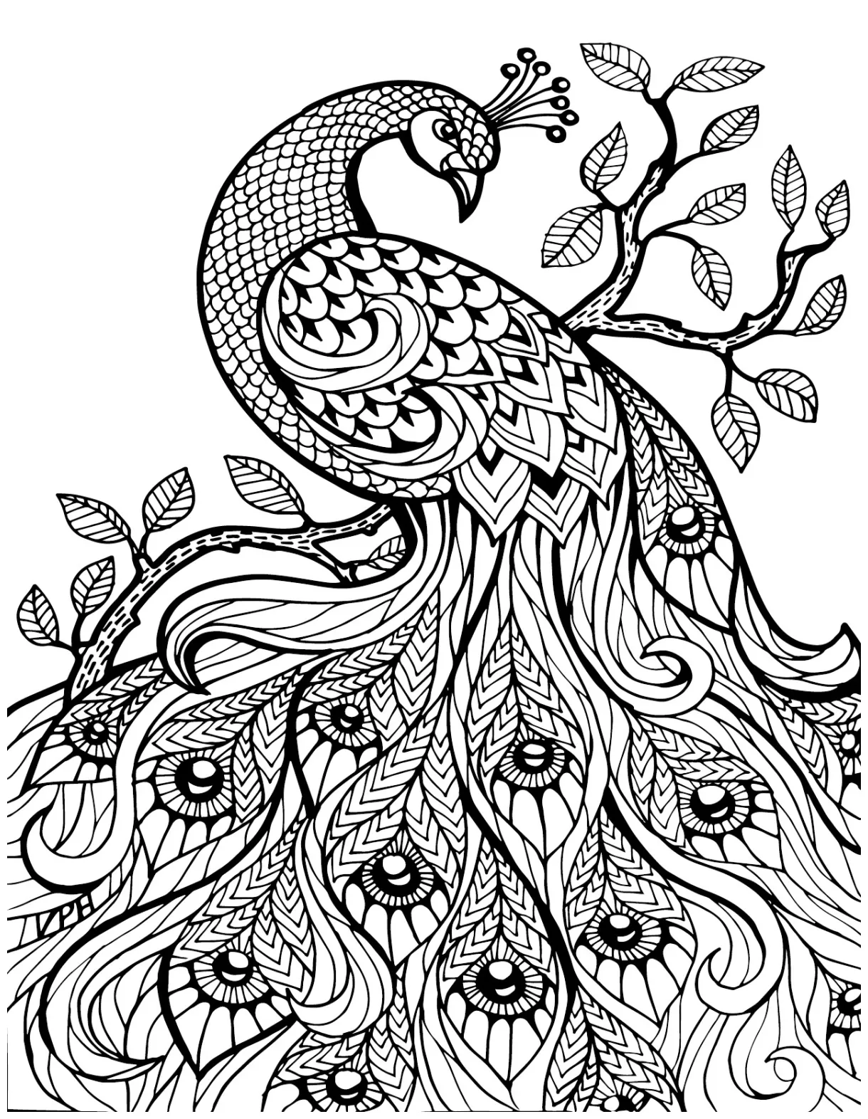 Geometric Animal Coloring Pages at GetColorings.com | Free printable
