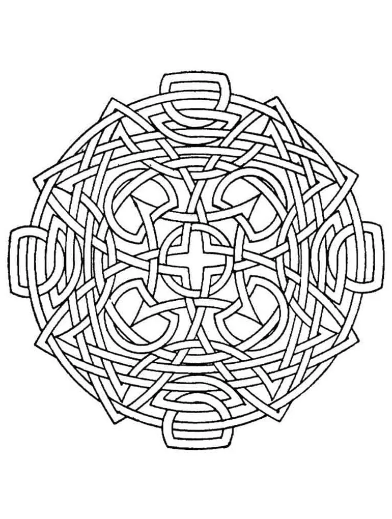 Wonderful Geometric coloring page - Download, Print or Color Online for