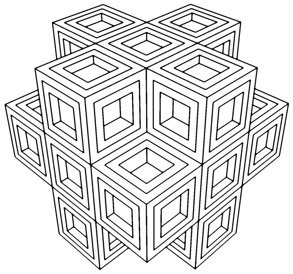 25+ bästa Geometric coloring pages idéerna på Pinterest
