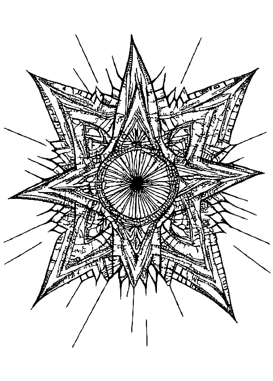 Geometric and spiral design coloring pages [2025]