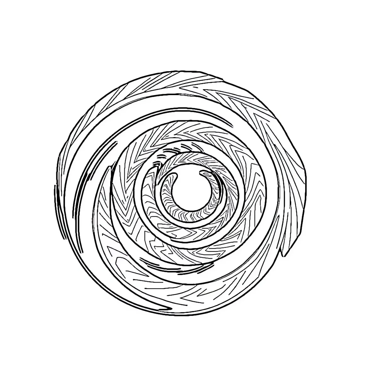 5 best spiral coloring pages free printable pdfs