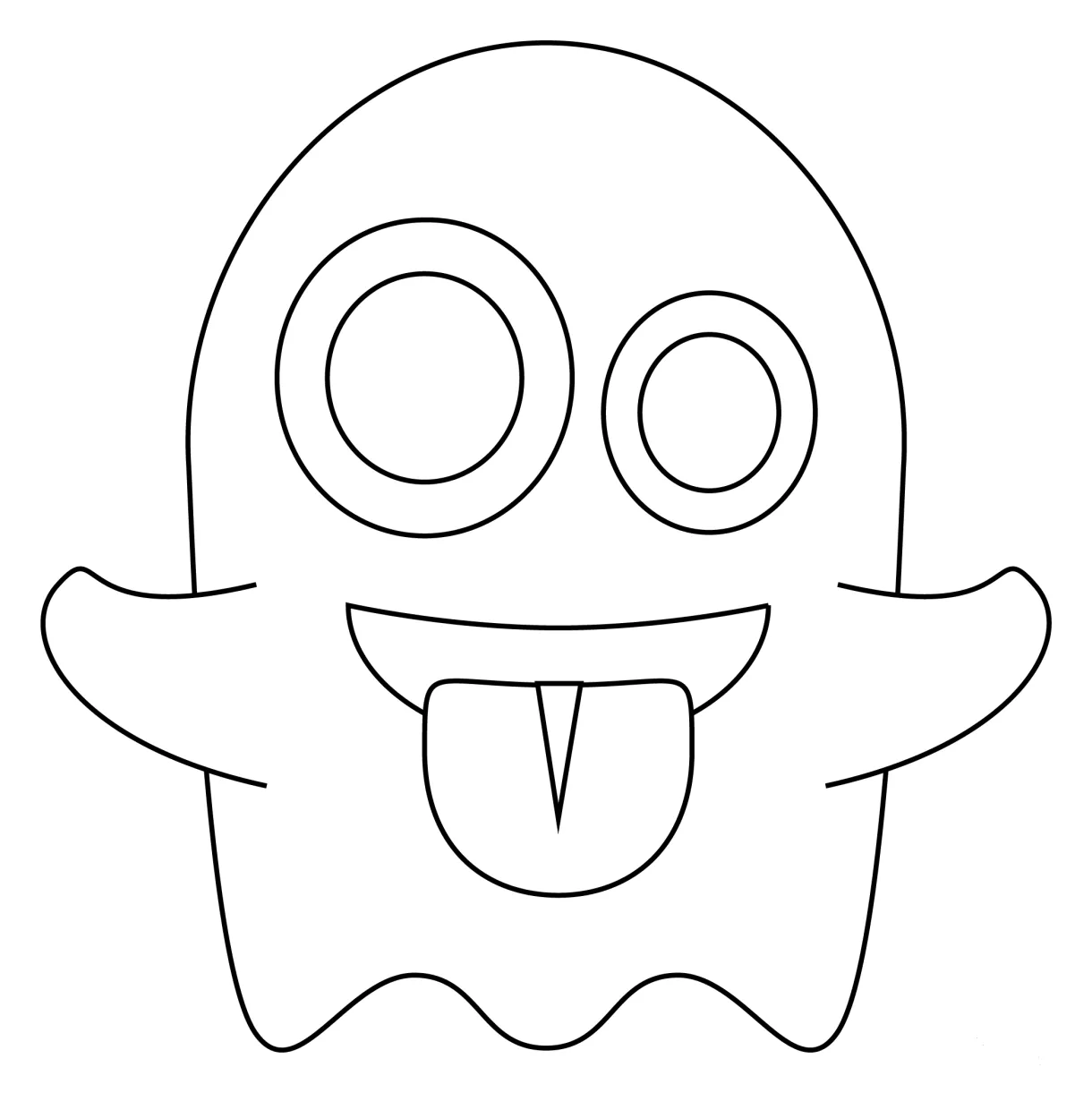Ghost coloring page colouringpages