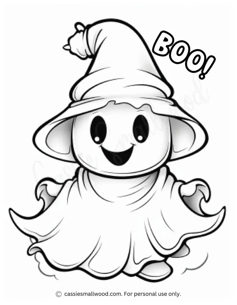 Free printable halloween ghost coloring pages get all 23!