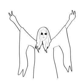 Ghost 14 coloring page for kids free ghosts printable coloring pages