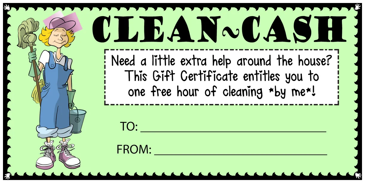 Free printable house cleaning social media