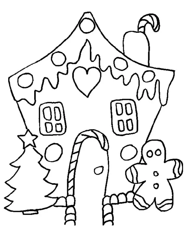 Gingerbread house & coloring book. 6000+ coloring pages