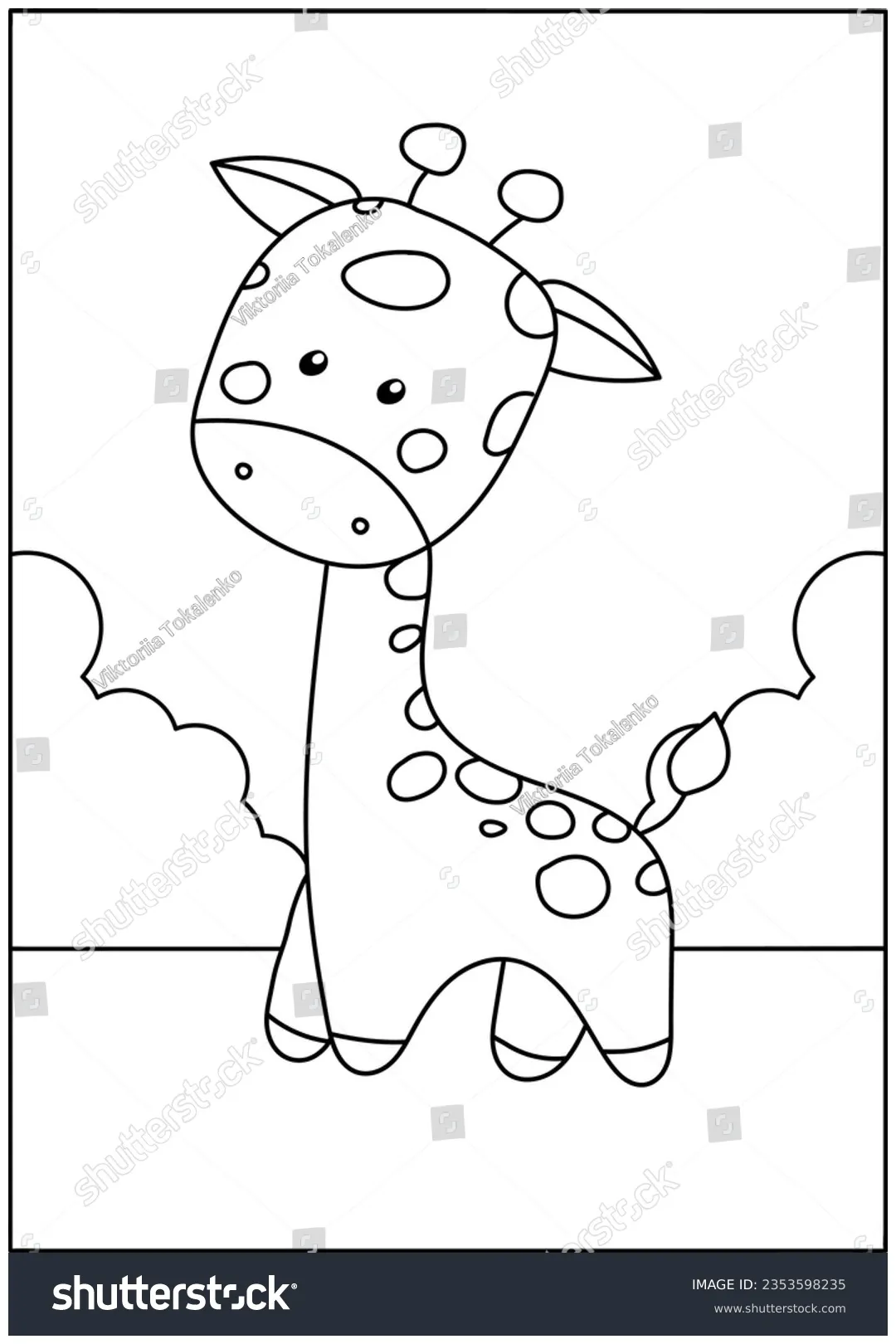 4,636 coloring page giraffe s, s, 3d objects, & vectors