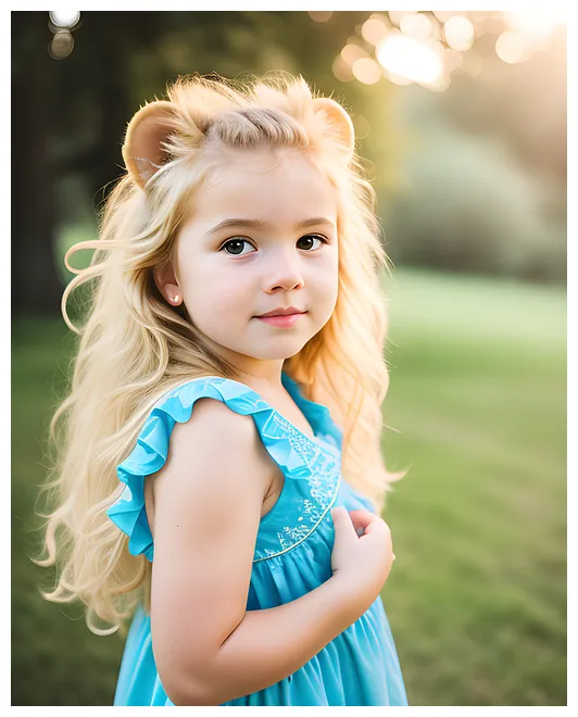 Download ai generated, cute, little girl. royalty-free stock