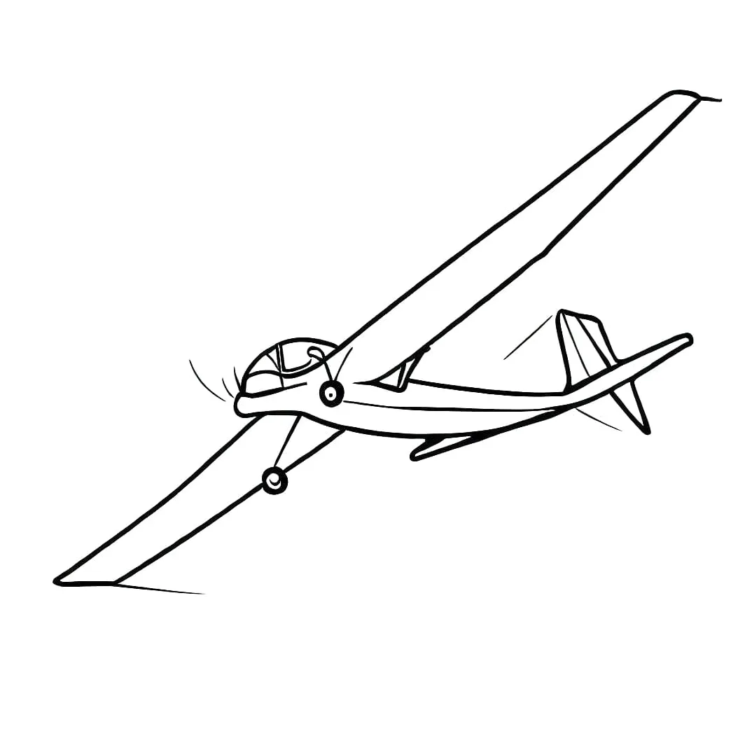 Glider coloring pages coloringlib