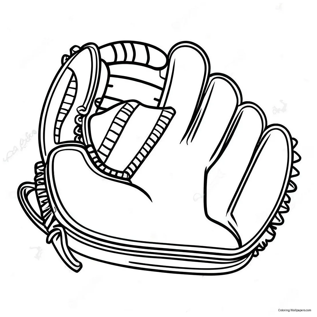 Baseball Glove Coloring Page (51853-41005)