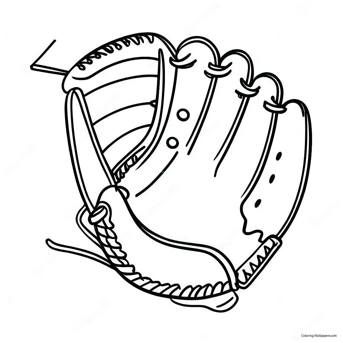 Baseball Glove Coloring Page (51853-41008)
