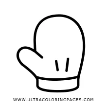 Glove Coloring Pages - Ultra Coloring Pages