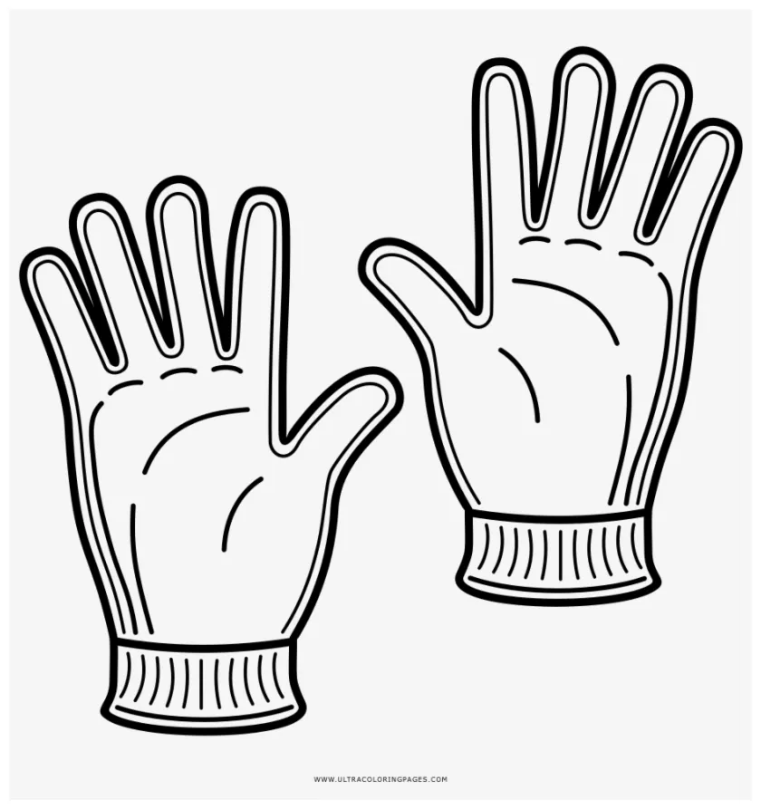 Glove free coloring pages