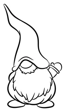 966 best gnome outline s, s & vectors adobe stock printable coloring page