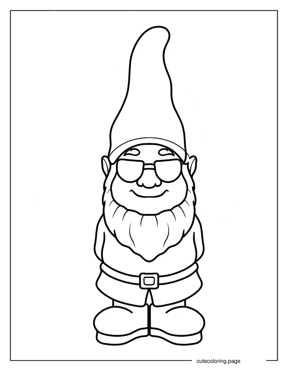 Gnome coloring pages 20+ free printable coloring pages cute coloring