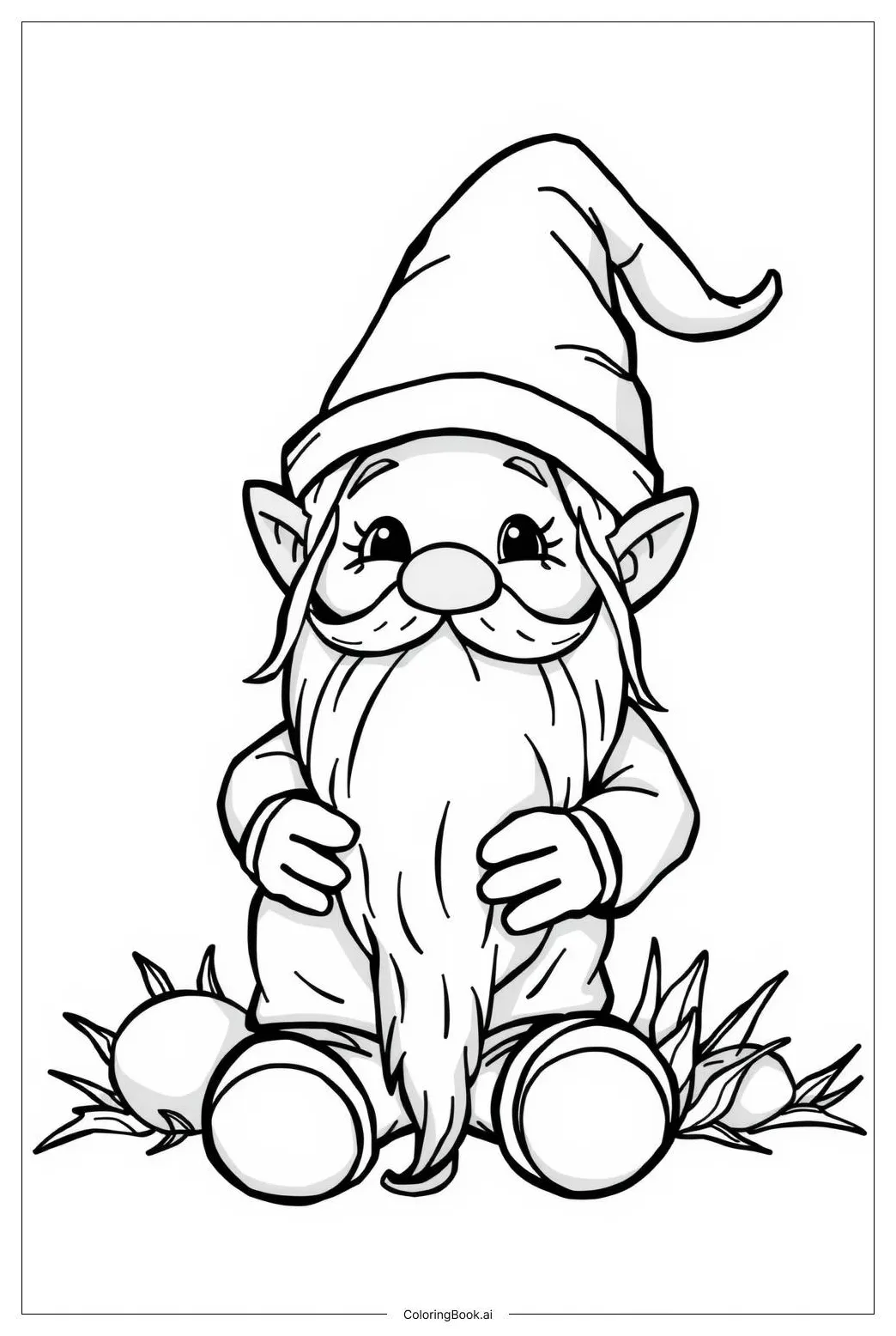 47 gnome coloring pages free pdf & png printables