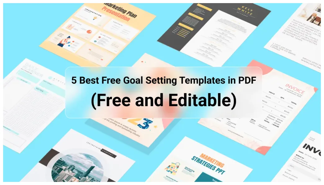 5 Free Downloadable Goal Setting Templates | UPDF