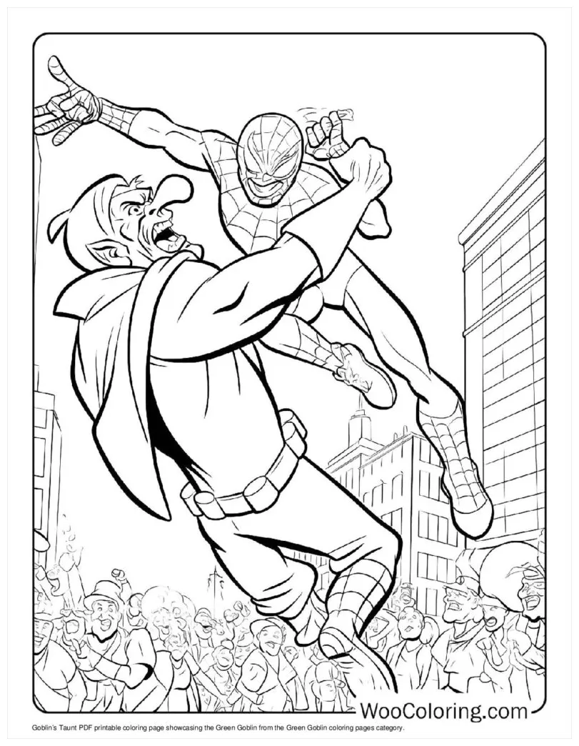 100+ green goblin coloring pages free pdf to print woo coloring