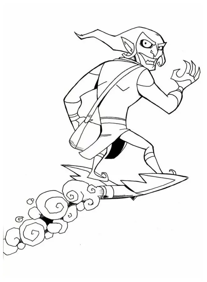 Goblin Coloring Page