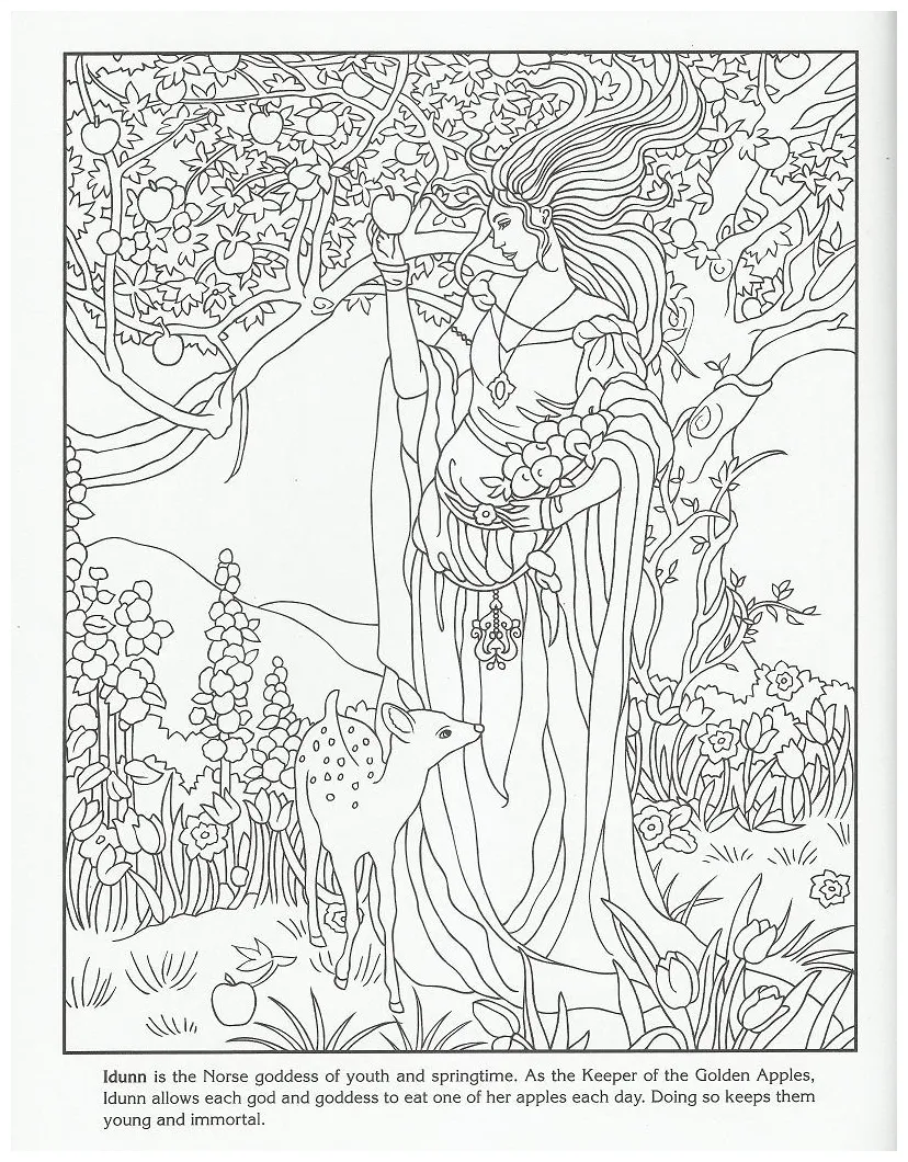 Goddess coloring pages at getcolorings free printable colorings