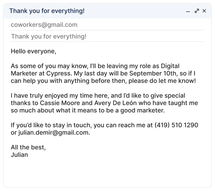 How to write it, when to send, 51% off