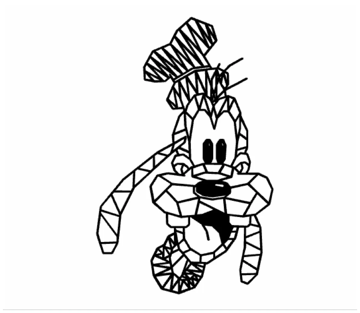 Goofy coloring pages - ColoringLib