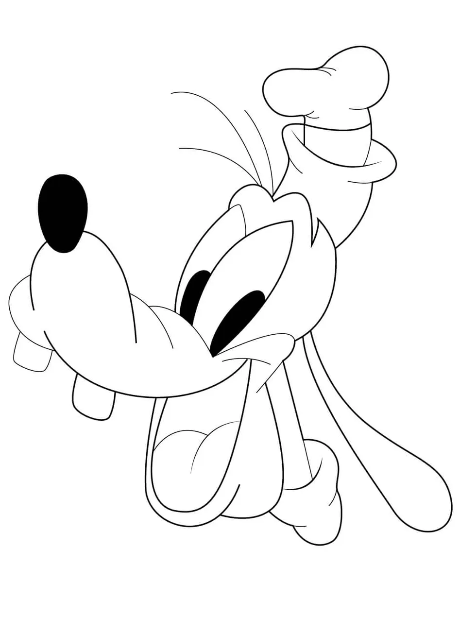 Goofy coloring pages - ColoringLib