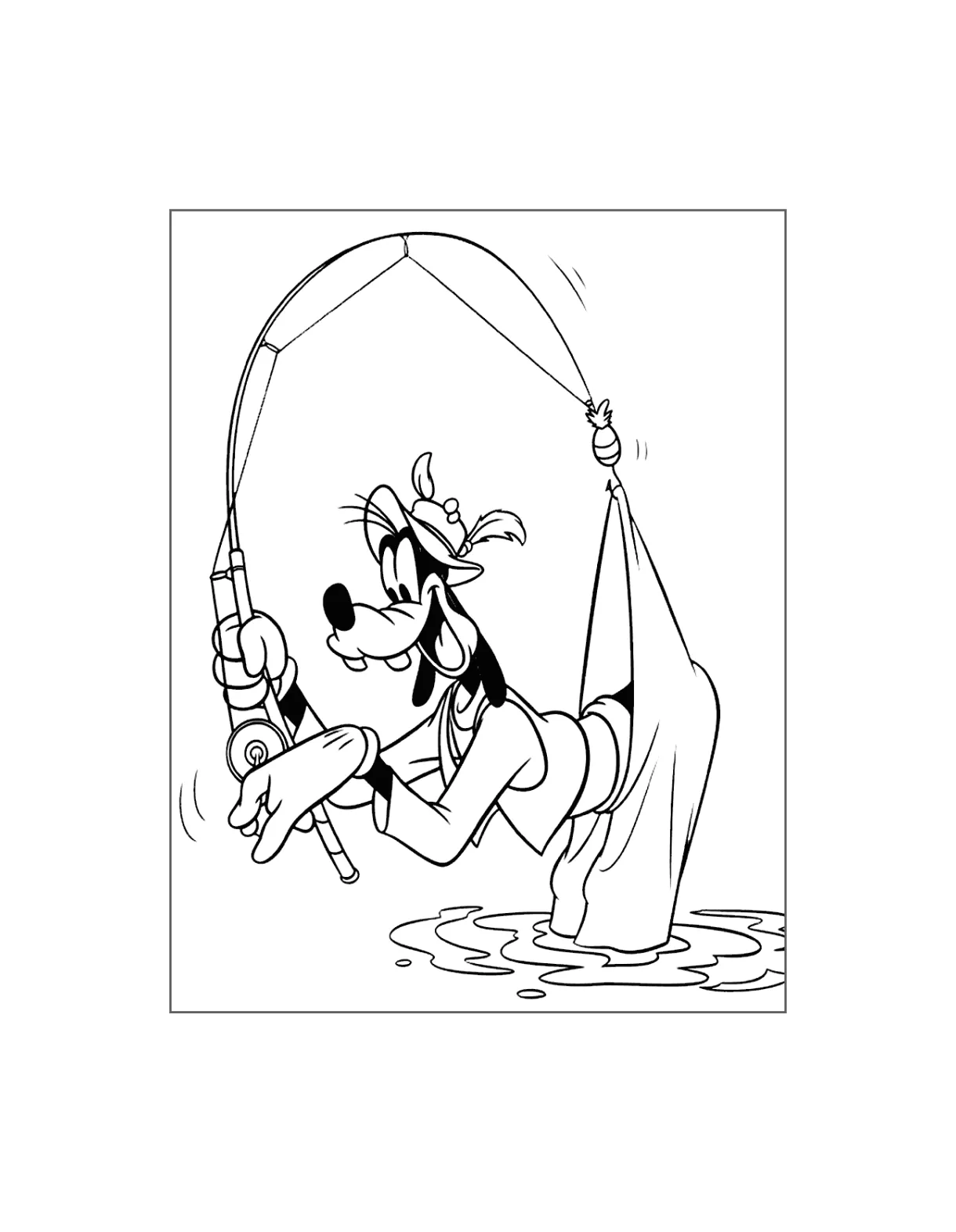Goofy Coloring Pages – Printable Coloring Pages. FREE