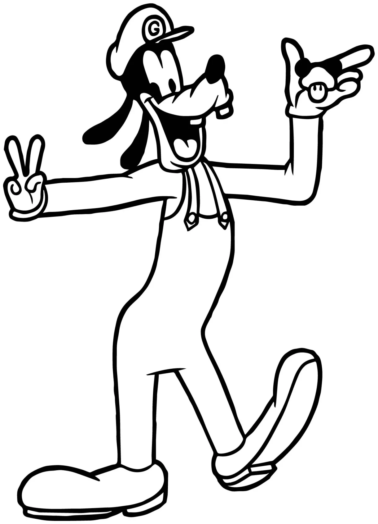 Goofy Coloring Pages at GetColorings.com | Free printable colorings