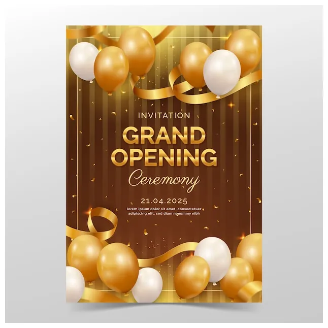 Premium vector realistic template