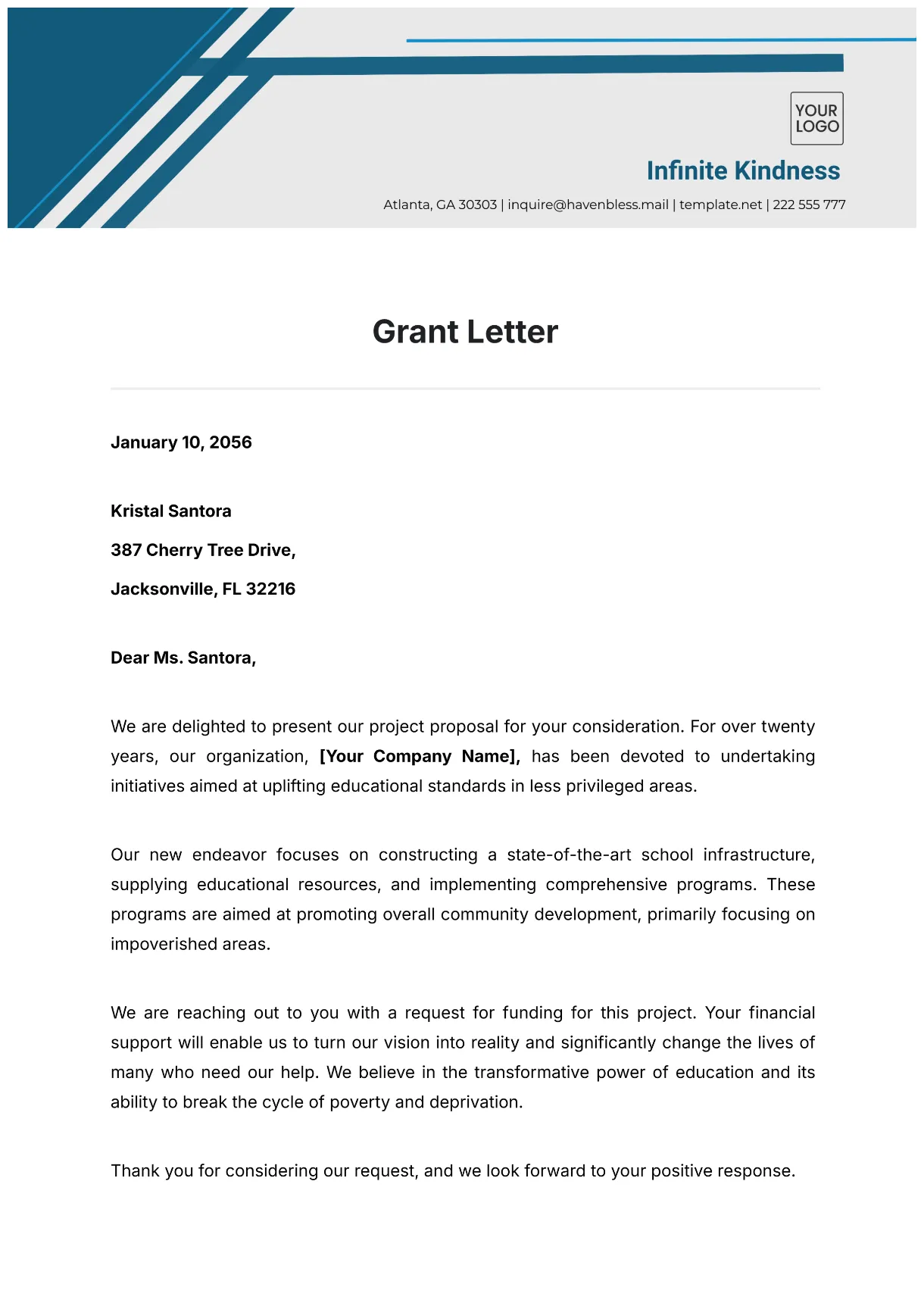 Grant letter