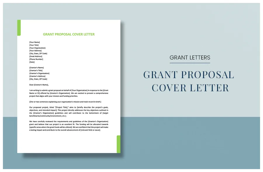 Grant application letter example infoupdate