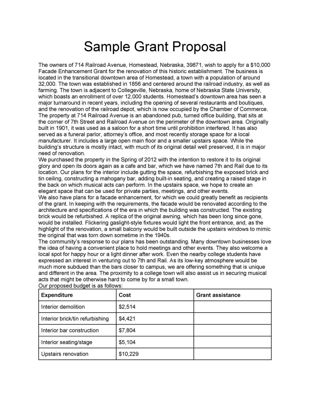 40+ grant proposal templates [nsf, non-profit, research] ᐅ templatelab