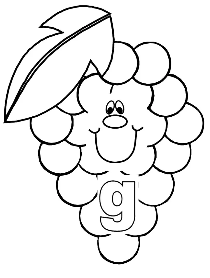 Grape Vine Coloring Page at GetColorings.com | Free printable colorings