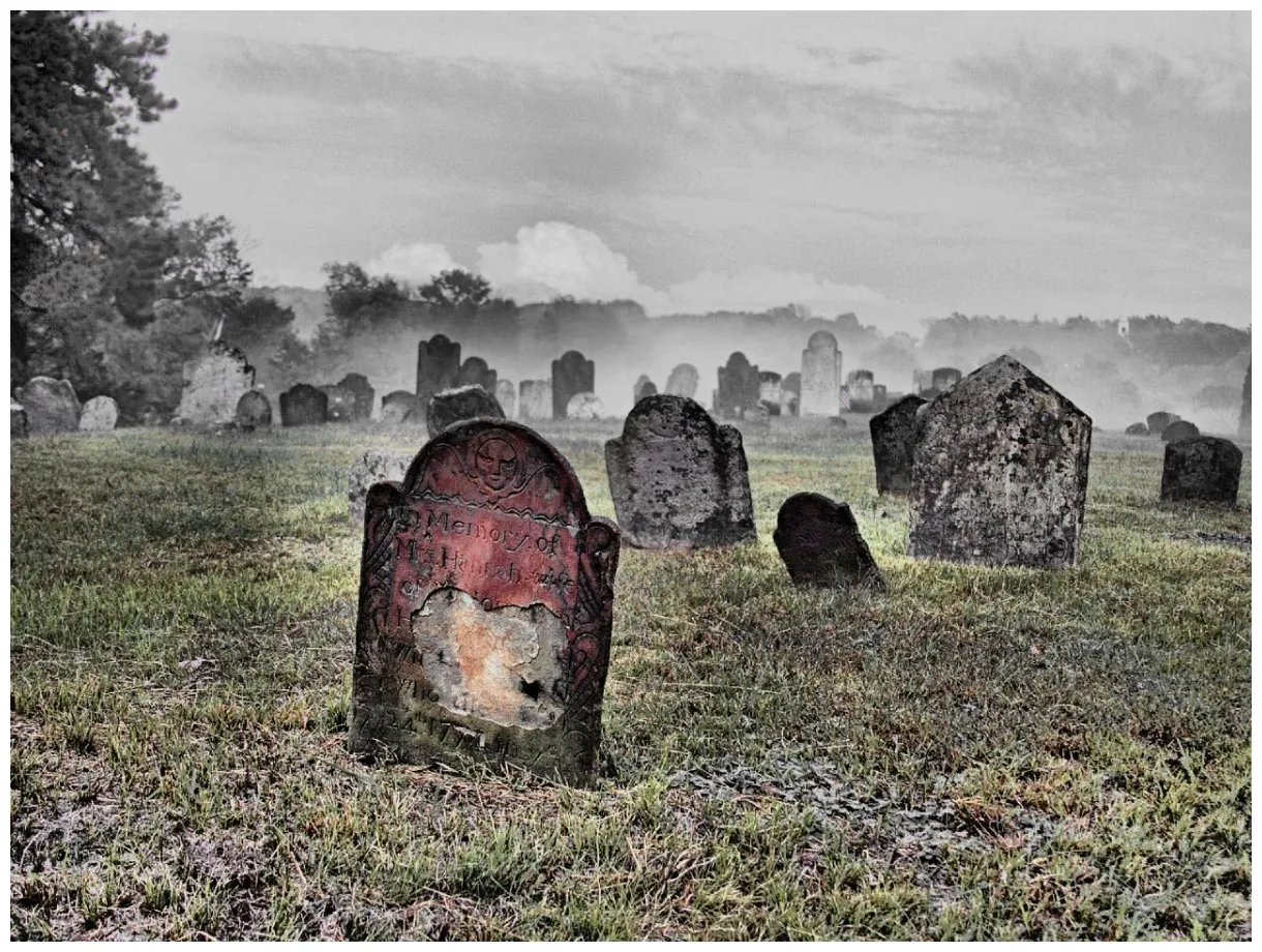 Real Graveyard Background