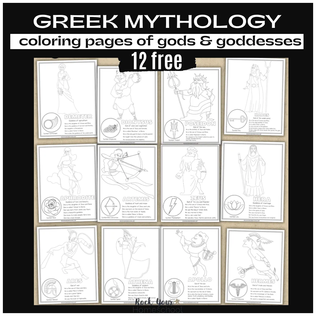 S gods & goddesses rock your homeschool