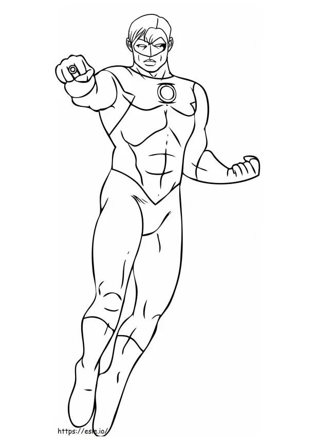 Green lantern coloring coloring pages free printable coloring pages