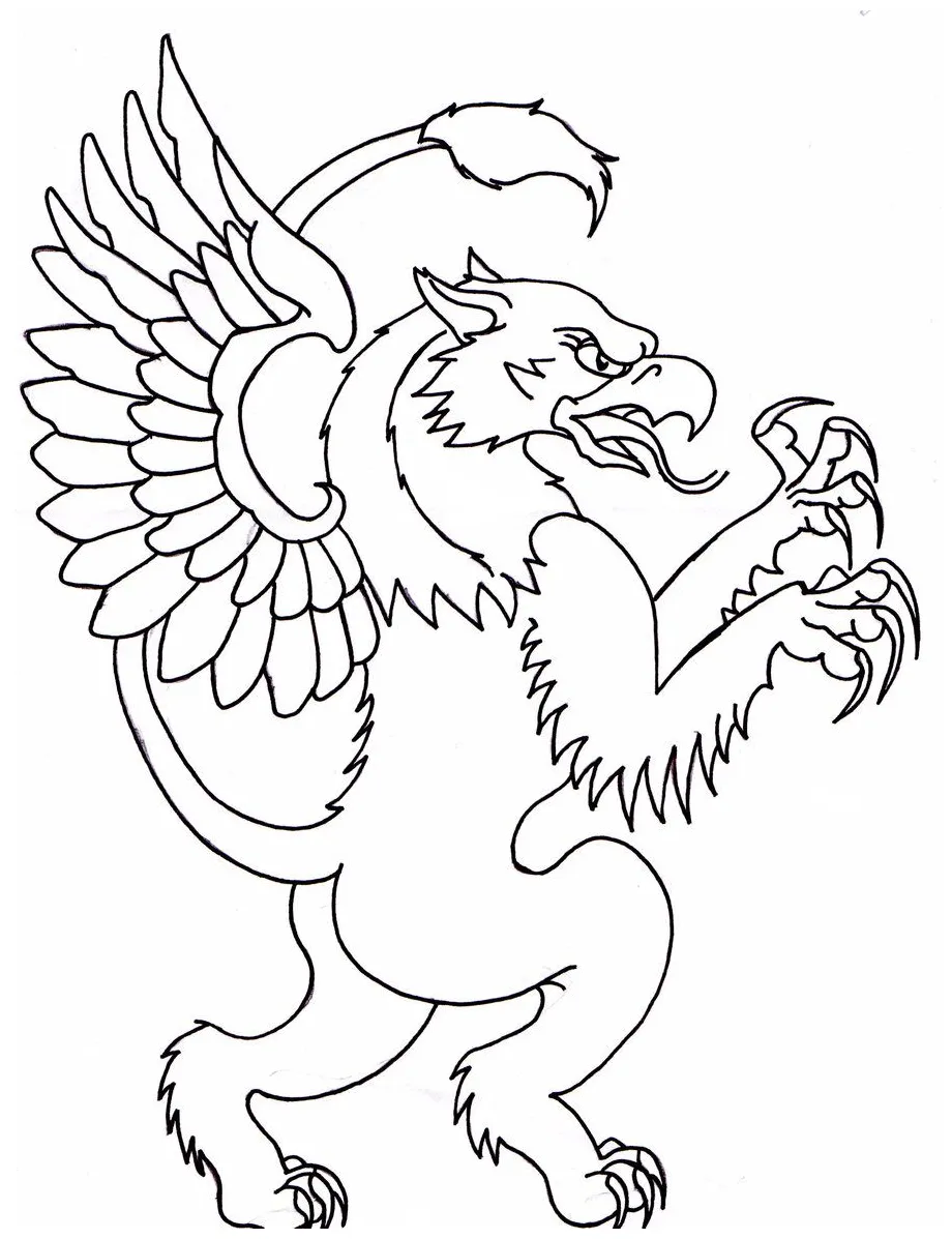 Griffin coloring pages free printable coloring pages for kids