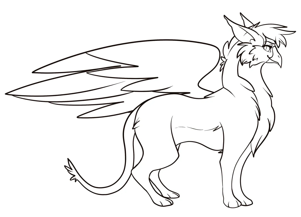 Griffin coloring pages free printable coloring pages for kids