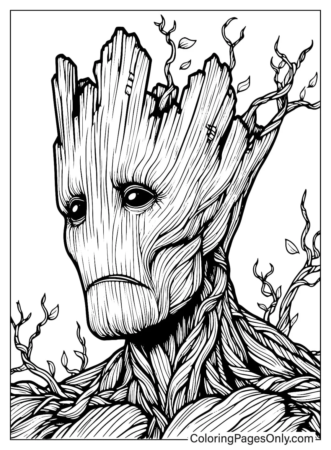 Coloring sheet groot free printable coloring pages