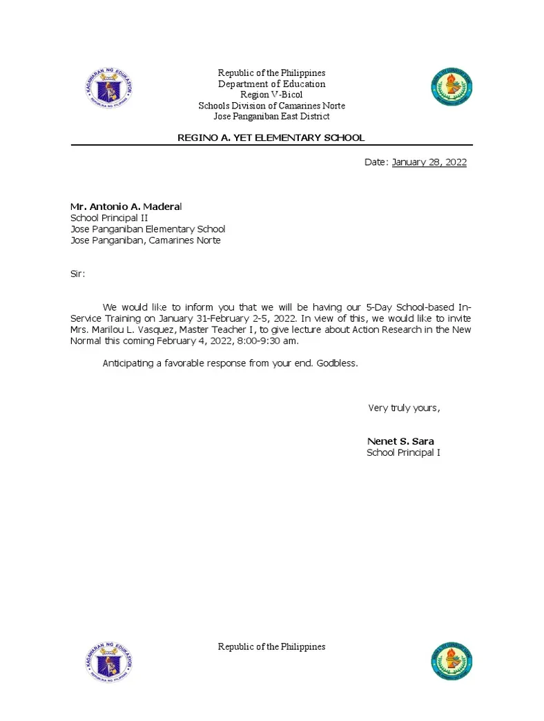 Invitation letter for guest speaker pdf