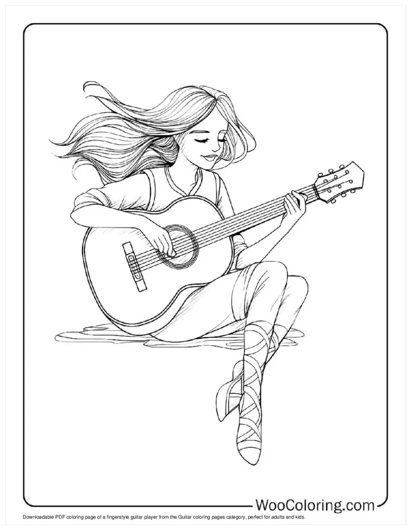 100+ guitar coloring pages free pdf to print woo coloring