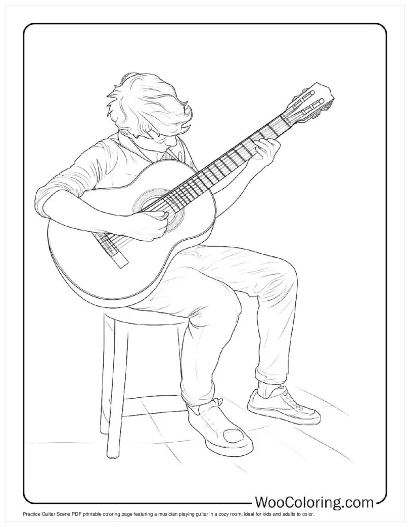 100+ guitar coloring pages free pdf to print woo coloring