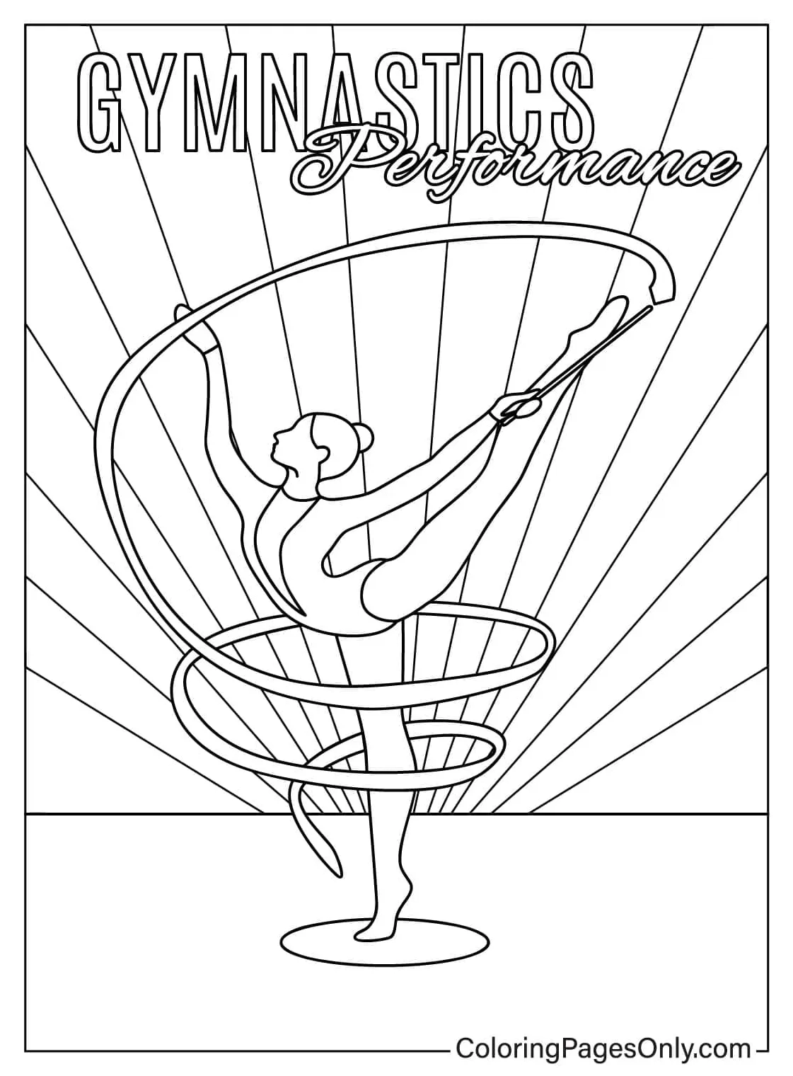 50+ gymnastics coloring pages free printable pdf & online coloring