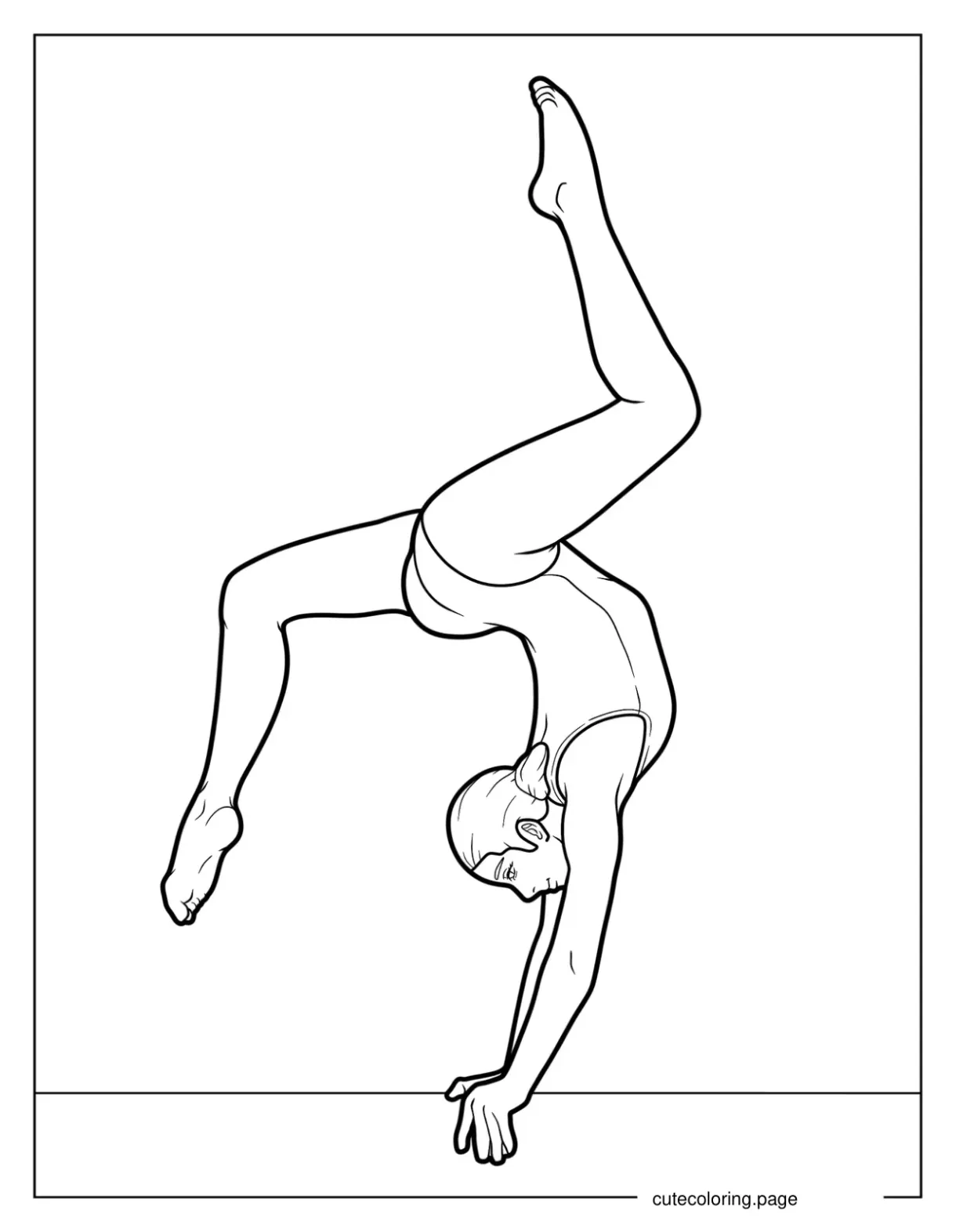 Gymnastics Coloring Pages(20+ free printable coloring pages) | Cute