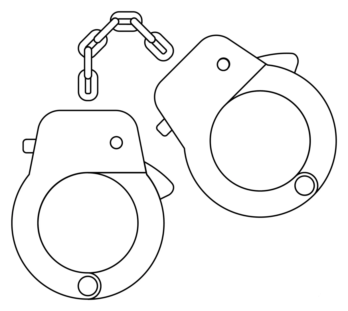 Handcuffs coloring page - ColouringPages