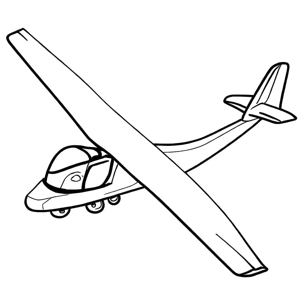 Glider coloring pages coloringlib